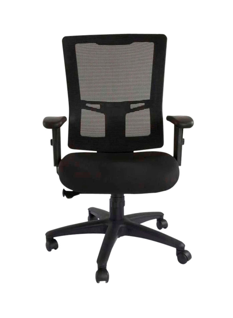 Isu High Back Mesh Chair Black 50x52centimeter