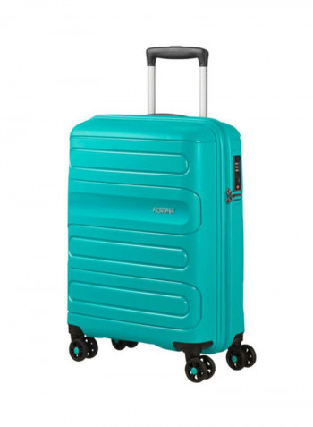 Spinner Sunside Hard Medium Luggage Trolley Bag, 68cm Turquoise