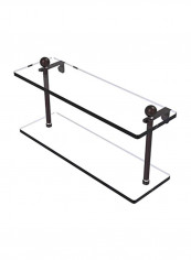 2-Tier Glass Shelf Brown/Clear 16inch reviews 2-Tier Glass Shelf Brown/Clear 16inch