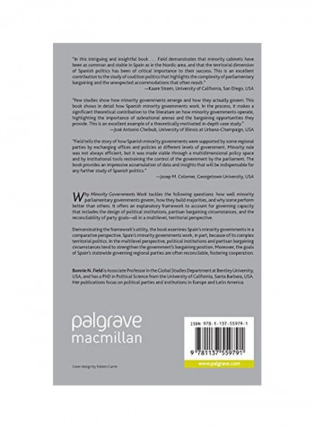 Why Minority Governments Work Hardcover