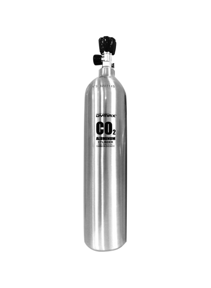Aluminium CO2 Cylinder Silver/Black 3L