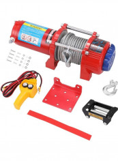 Car Recovery Electric ATV Trailer Truck Winch Multicolour
