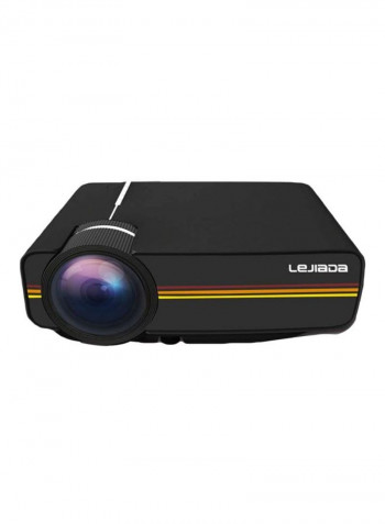 Portable Mini Home Projector M214 Black