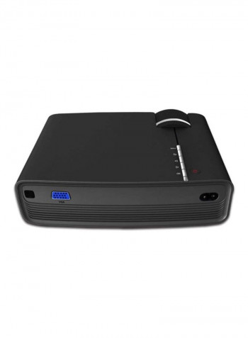 Portable Mini Home Projector M214 Black