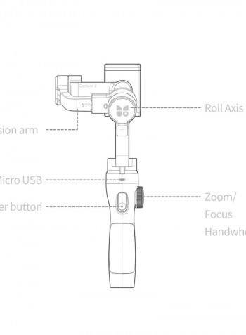 Funsnap Capture 2 New Handheld Gimbal Stabilizer Black