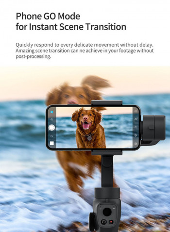 Funsnap Capture 2 New Handheld Gimbal Stabilizer Black
