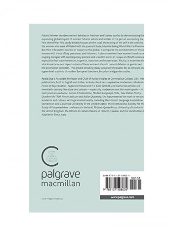 Futurist Women: Florence, Feminism And The New Sciences Hardcover