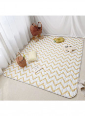 Portable Waterproof Mat White/Gold M