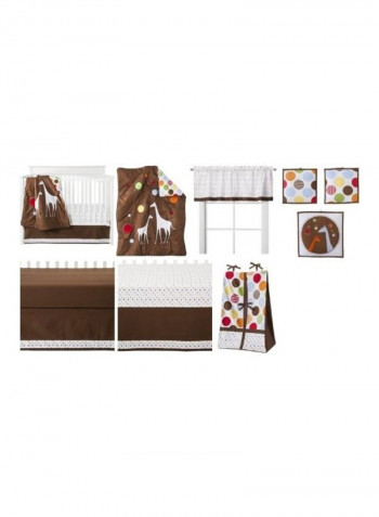 9-Piece Printed Crib Set