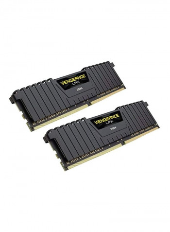 2-Piece Vengeance LPX DDR4 RAM 8GB Black/Gold