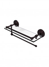 Prestige Que New Collection Paper Towel Holder Clear/Black 16inch