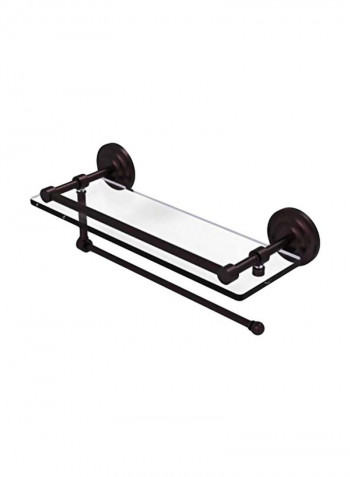 Prestige Que New Collection Paper Towel Holder Clear/Black 16inch