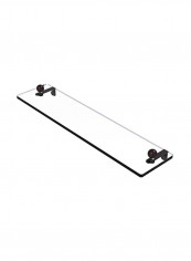 Vanity Beveled Edges Glass Shelf Antique Bronze/Clear 22inch