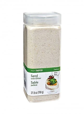 Sand With Glitter White
