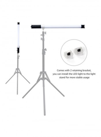 Portable Handheld LED Photography Tube Light White