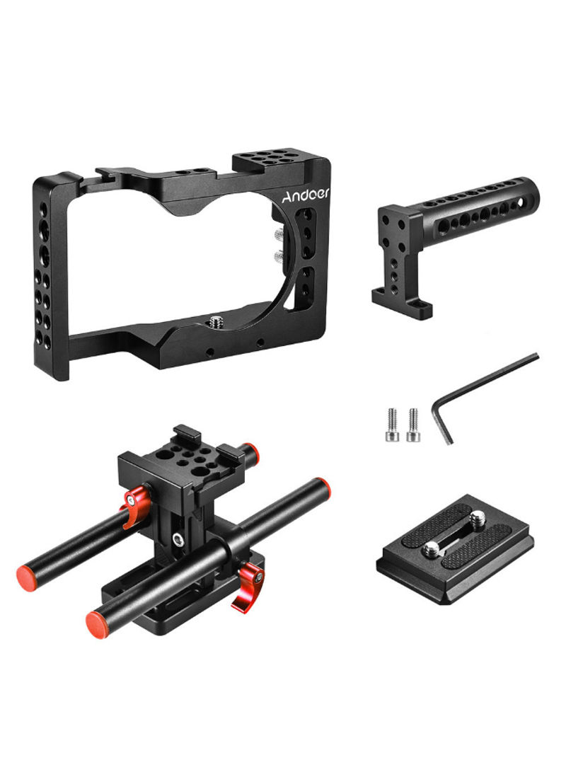Camera Protector Stabilizer Cage Kit Black/Red