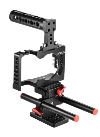Camera Protector Stabilizer Cage Kit Black/Red