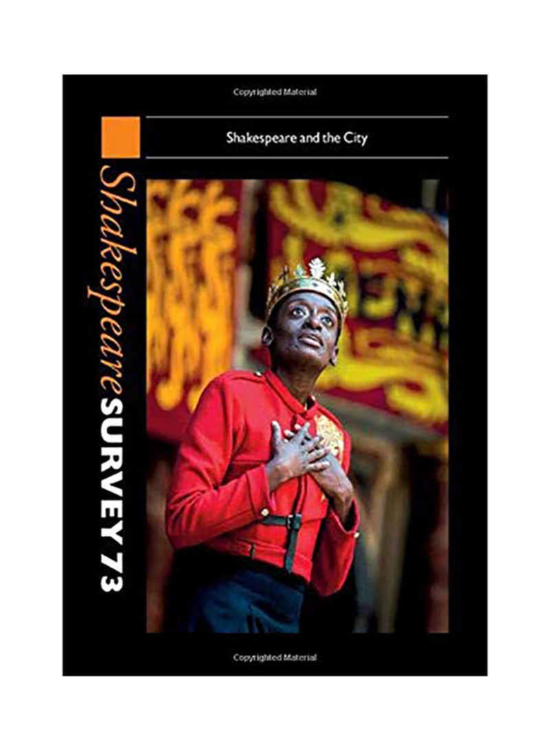 Shakespeare Survey 73: Shakespeare And The City Hardcover English by Emma Smith - 2020