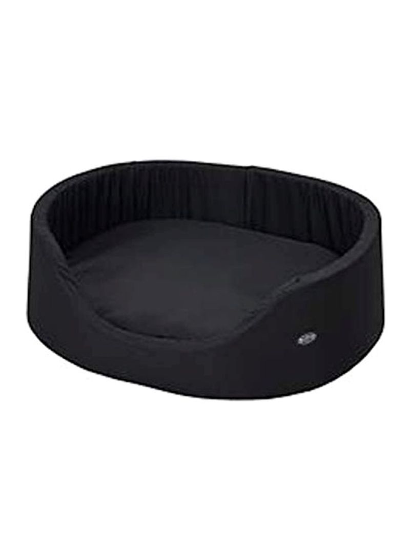 Oval Dog Bed Black 100centimeter