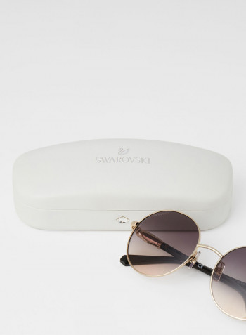 Women's Round Sunglasses - Lens Size: 55 mm