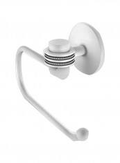 Satellite Orbit One Collection Euro Style Toilet Paper Holder White 7x2.6x6inch
