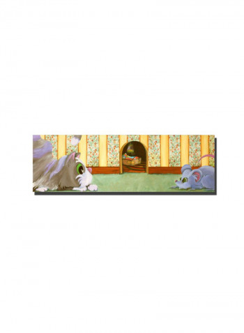 The Stand Off Canvas Wall Art multicolour 14 x 47inch