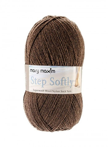 Step Softly Yarn Brown 430yard