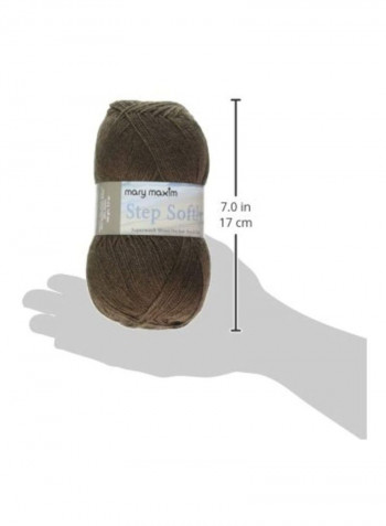 Step Softly Yarn Brown 430yard