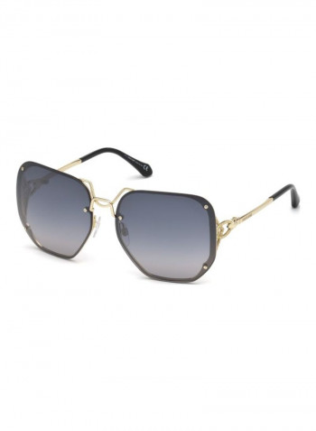 Women's UV Protected Hexagon Sunglasses