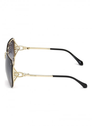 Women's UV Protected Hexagon Sunglasses