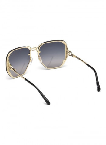 Women's UV Protected Hexagon Sunglasses