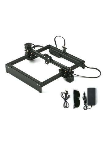 Desktop DIY Laser Engraver Cutter Black