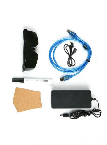 Desktop DIY Laser Engraver Cutter Black