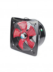 Industrial Ventilation Extractor Metal Axial Exhaust Fan XD3774207 Black