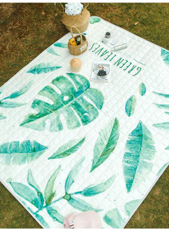 Waterproof Beach Picnic Mat Green 140(W)x200(L)centimeter