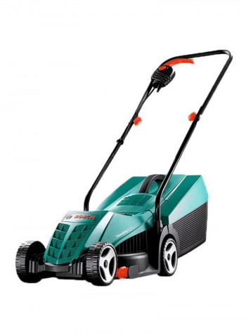 Electric Rotary Lawnmower With Grass Trimmer Green/Black