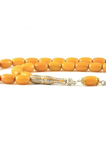 Islamic Prayer Beads Sebha Natural Amber Bakelite