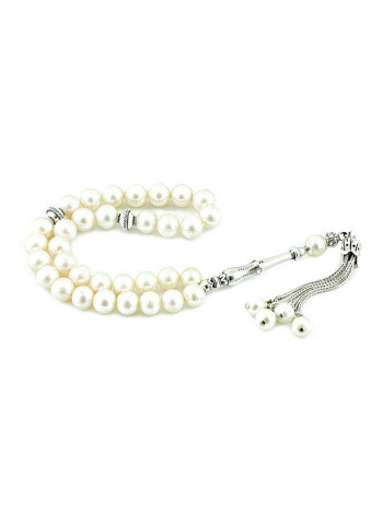 Pearl Prayer Beads with Sterling Silver components