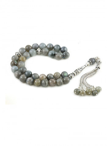 Labradorite Prayer Beads with Sterling Silver components
