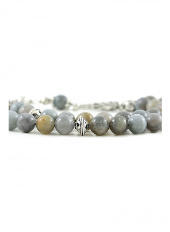 Labradorite Prayer Beads with Sterling Silver components