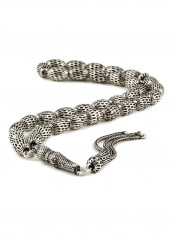 Oxidized Silver Prayer Beads