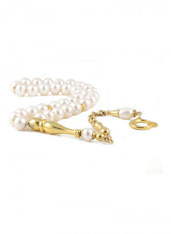 Pearl Prayer Beads With Sterling Silver Components