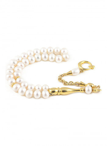 Pearl Prayer Beads With Sterling Silver Components