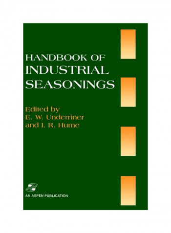 Handbook Industrial Seasonings Hardcover