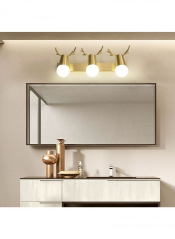 3-Head Wall Light Gold