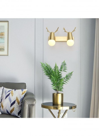 3-Head Wall Light Gold