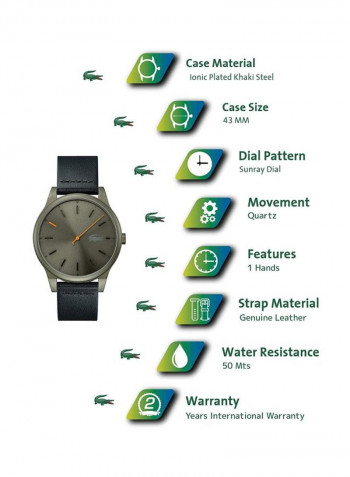 Men's Water Ressistant Analog Watch 2011001