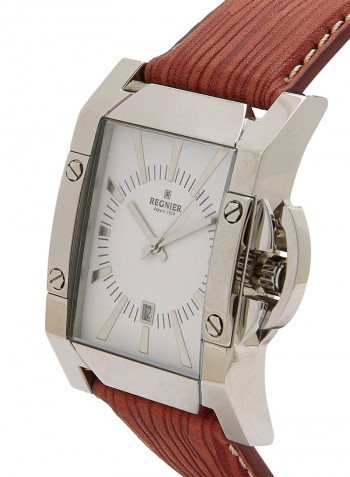 Men's Leather Analog Watch R702