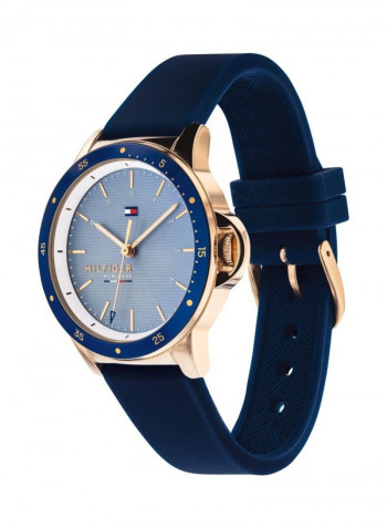 Women's Leather Analog Wrist Watch