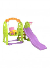 3-In-1 Swing And Slide With Basketball Set 185x 125x 162centimeter